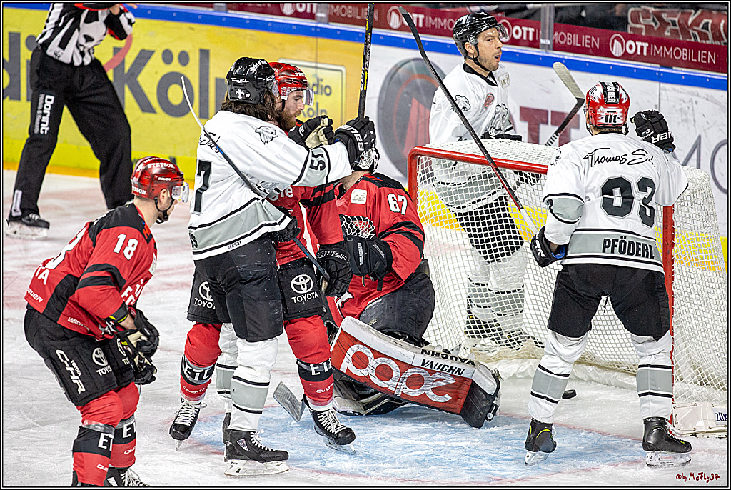 DEL; Koelner Haie - Thomas Sabo Ice Tigers Nuernberg, 19.02.2019